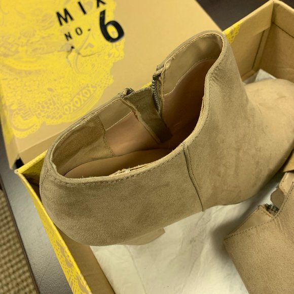 Mix No. 6 Suede Booties - Picture 4 of 6